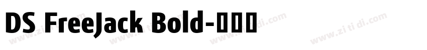 DS FreeJack Bold字体转换 DS FreeJack Bold字体转换